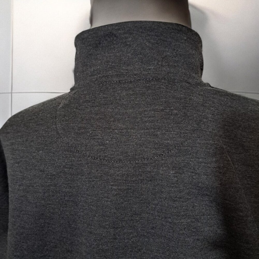 Men’s DKNY Fleece Sweater Pull Over Dark Grey Size Medium NWT - Picture 11 of 11